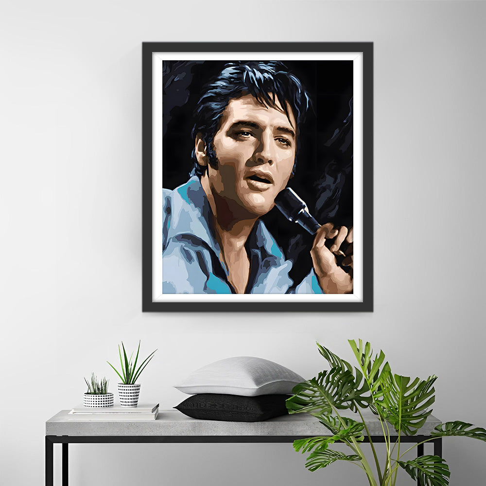 Sänger Elvis Presley Diamond Painting