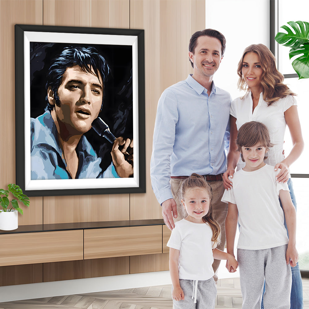 Sänger Elvis Presley Diamond Painting