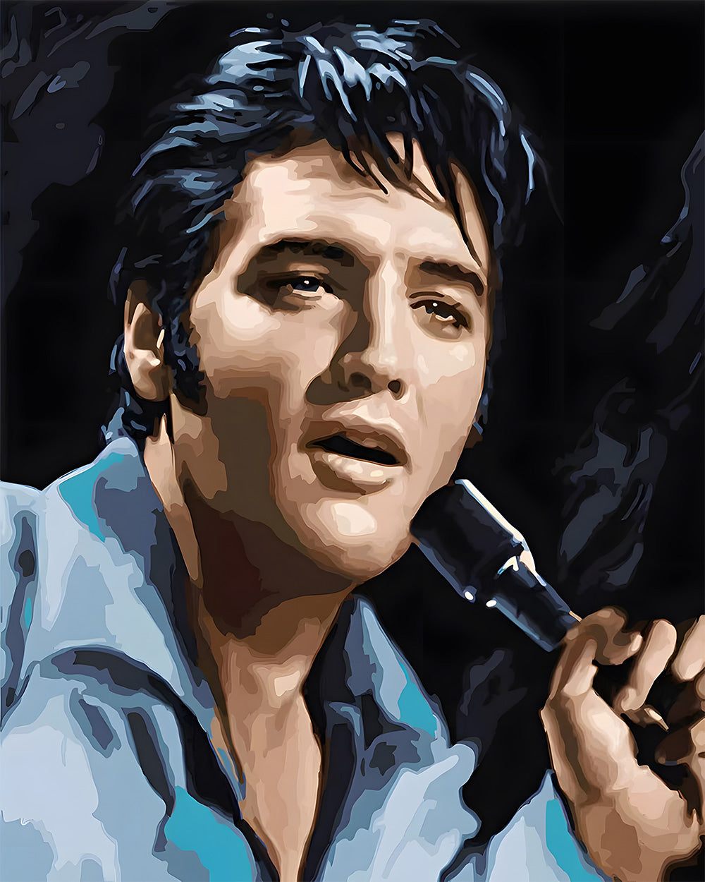 Sänger Elvis Presley Diamond Painting