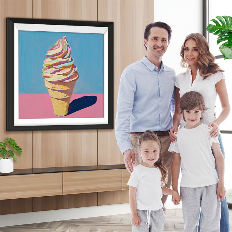 Sahnetüte Diamond Painting