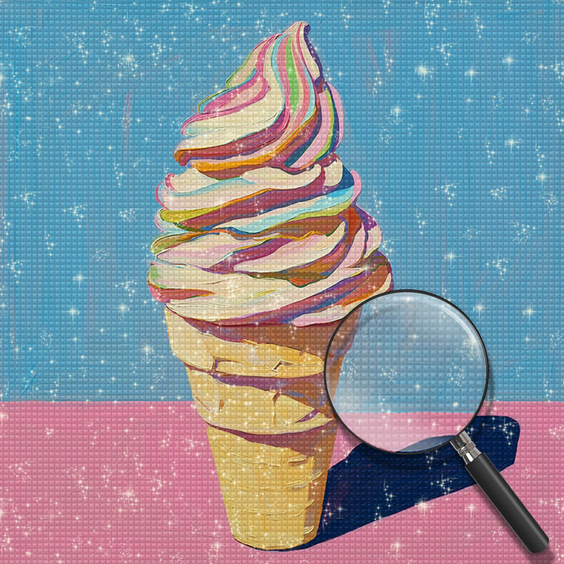 Sahnetüte Diamond Painting