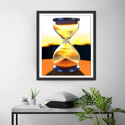 Sanduhr in der Abenddämmerung Diamond Painting