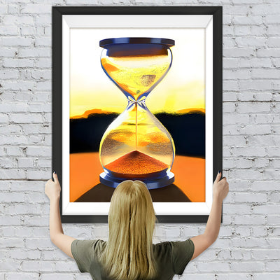 Sanduhr in der Abenddämmerung Diamond Painting