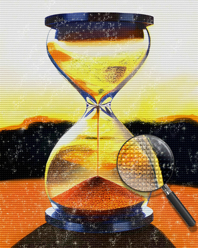 Sanduhr in der Abenddämmerung Diamond Painting