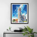 Schiefer Turm von Pisa Diamond Painting