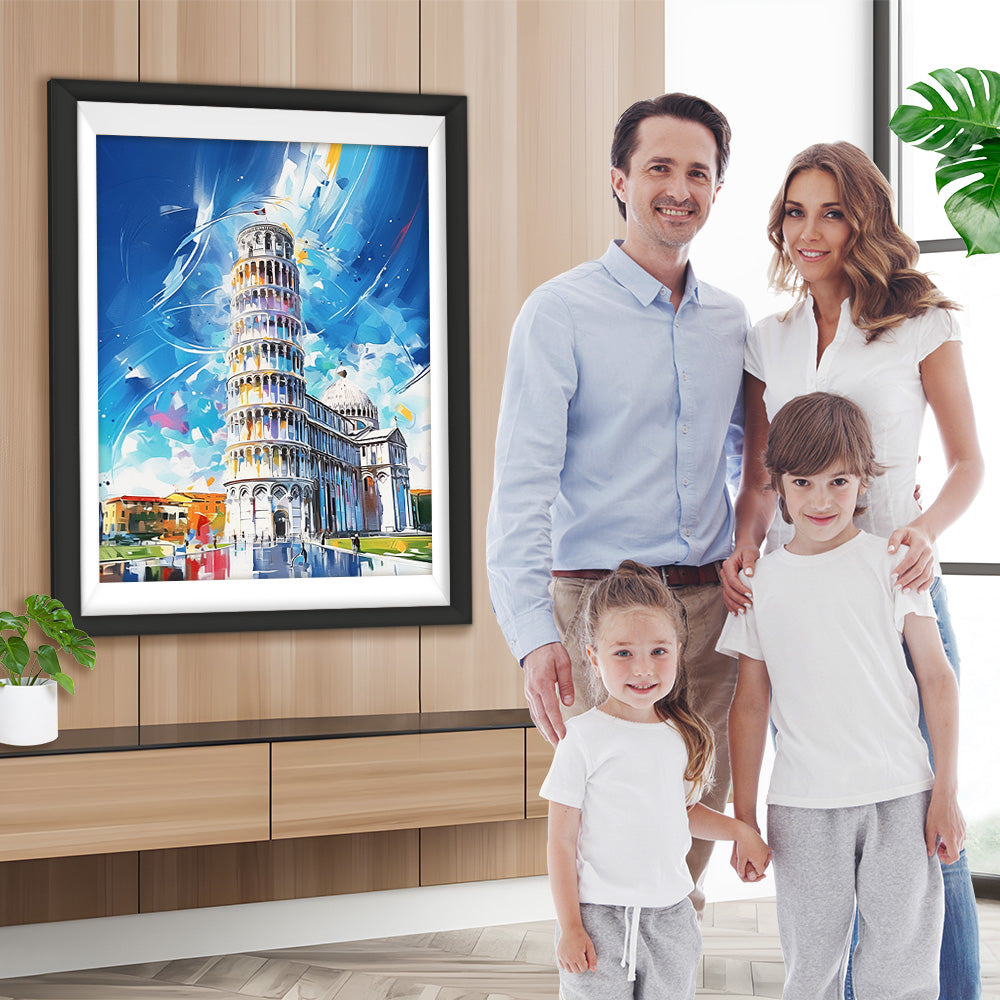 Schiefer Turm von Pisa Diamond Painting