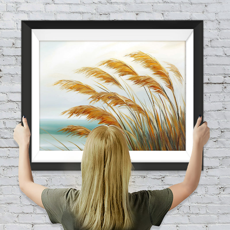 Schilf im Wind Diamond Painting