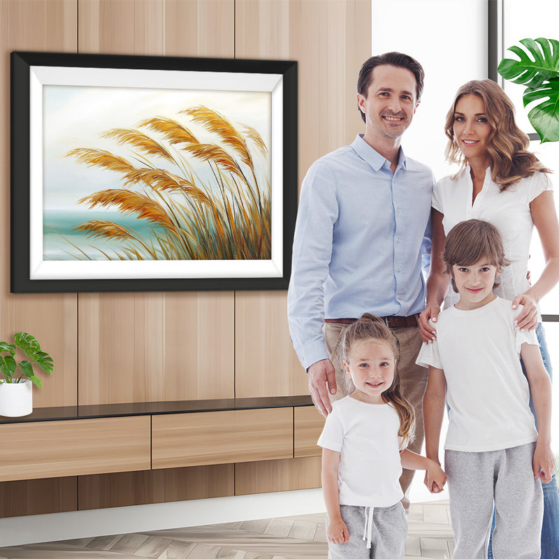 Schilf im Wind Diamond Painting