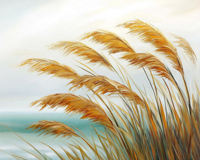 Schilf im Wind Diamond Painting