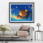 Schlafender Bär im Gras Diamond Painting