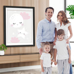 Schlafender Mond und Stern Diamond Painting