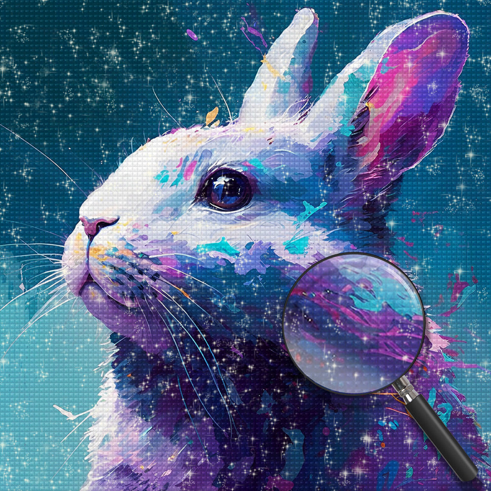 Schlaues Kaninchen Diamond Painting