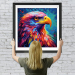 Schlaukopf-Rotadler Diamond Painting