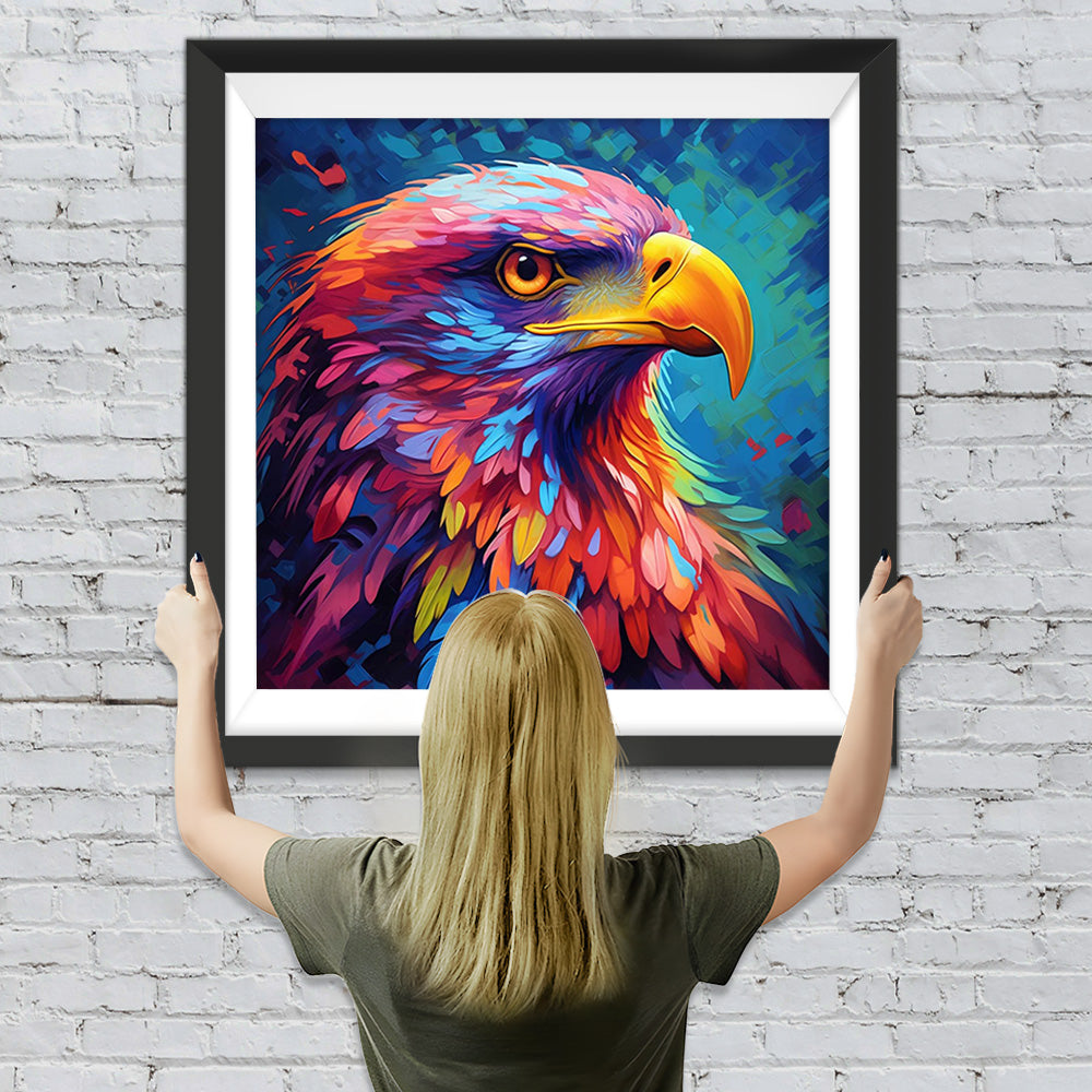 Schlaukopf-Rotadler Diamond Painting