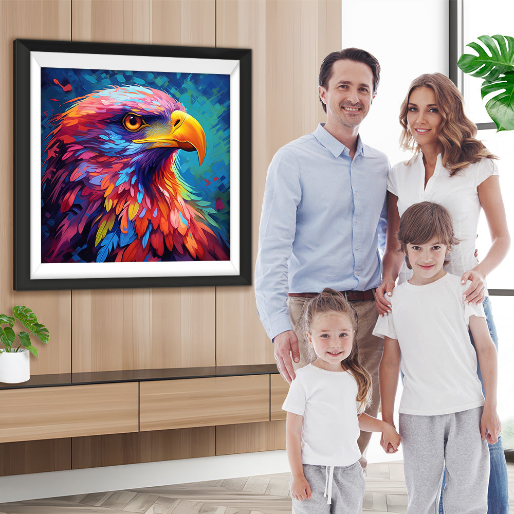 Schlaukopf-Rotadler Diamond Painting