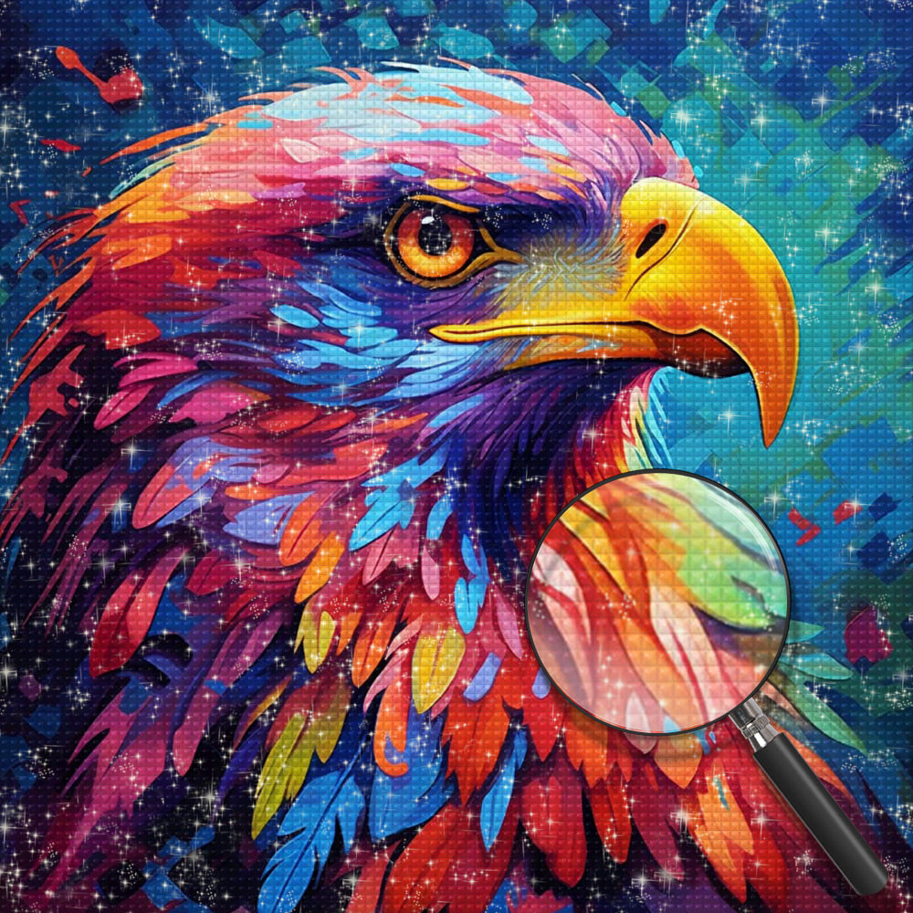 Schlaukopf-Rotadler Diamond Painting