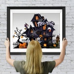 Schloss an Halloween Diamond Painting