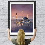 Schloss im Mondschein Diamond Painting