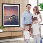 Schloss im Mondschein Diamond Painting