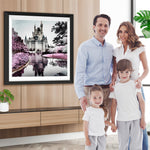 Schloss im Winter Diamond Painting