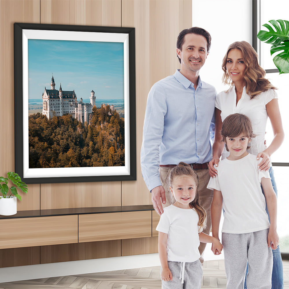 Schloss Neuschwanstein im Herbst Diamond Painting