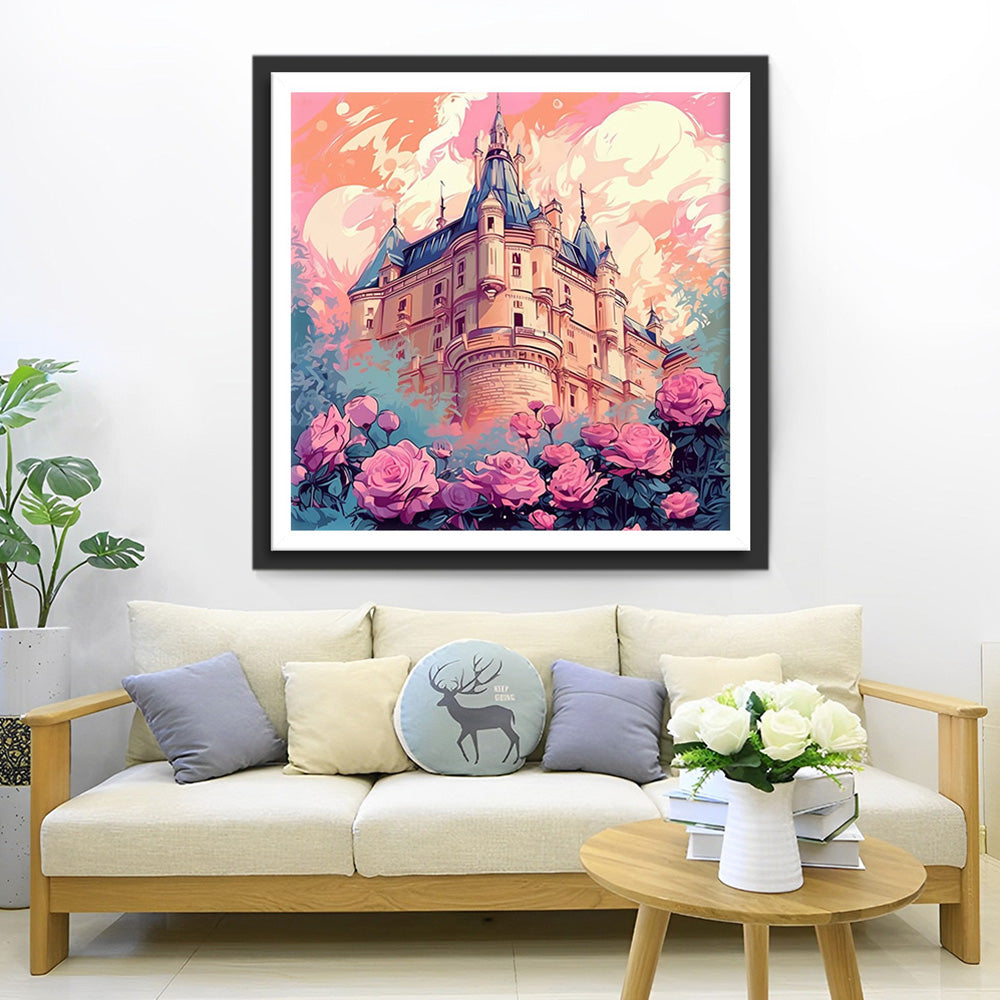 Schloss Rose Diamond Painting