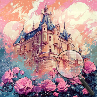 Schloss Rose Diamond Painting