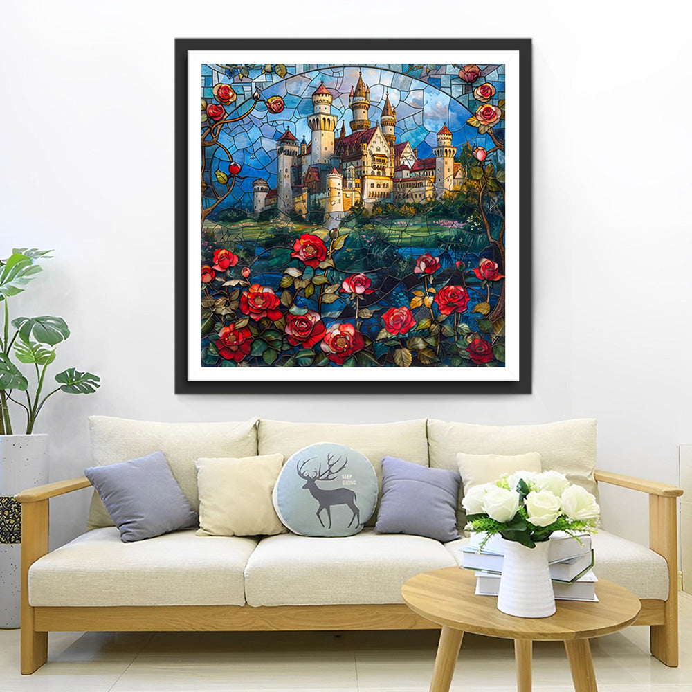 Schloss Rosengarten Diamond Painting