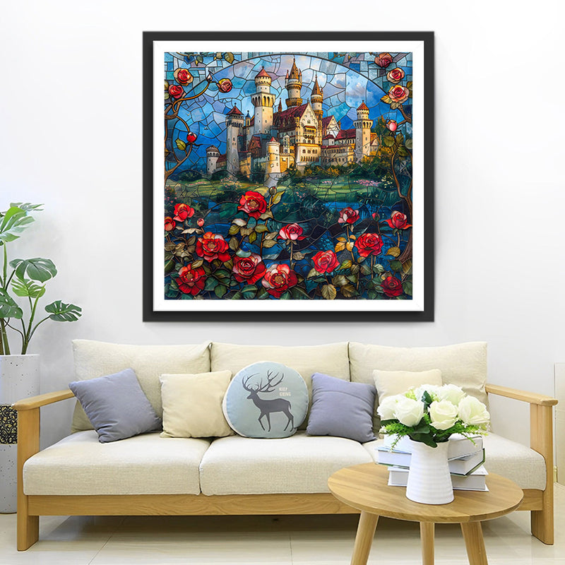 Schloss Rosengarten Diamond Painting