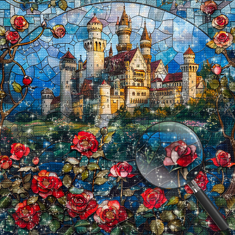 Schloss Rosengarten Diamond Painting
