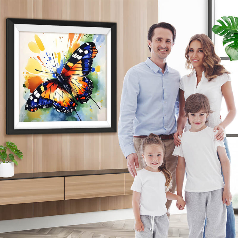 Schmetterling mit ausgebreiteten Flügeln Diamond Painting