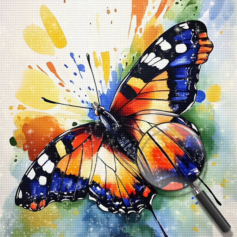 Schmetterling mit ausgebreiteten Flügeln Diamond Painting