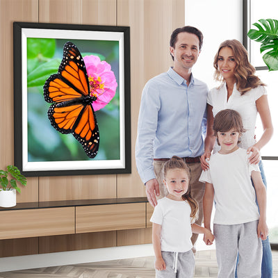 Schmetterling und Blume Diamond Painting