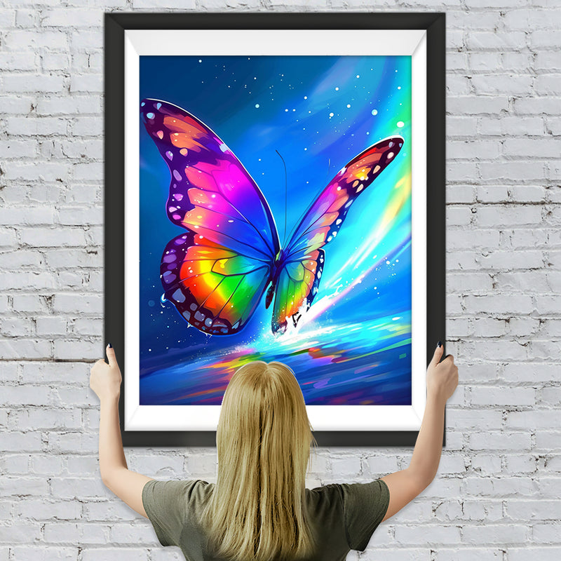 Schmetterling und Schöne Aurora Diamond Painting