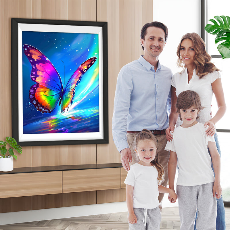 Schmetterling und Schöne Aurora Diamond Painting