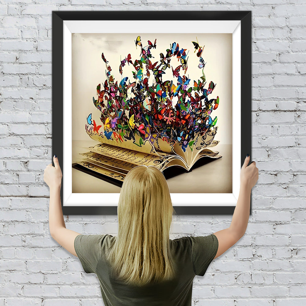 Schmetterlinge Buch Diamond Painting