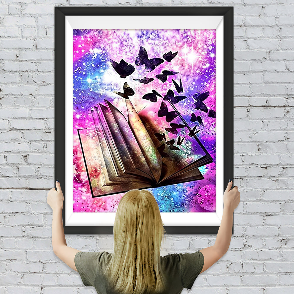 Schmetterlinge Buch Sternenhimmel Diamond Painting