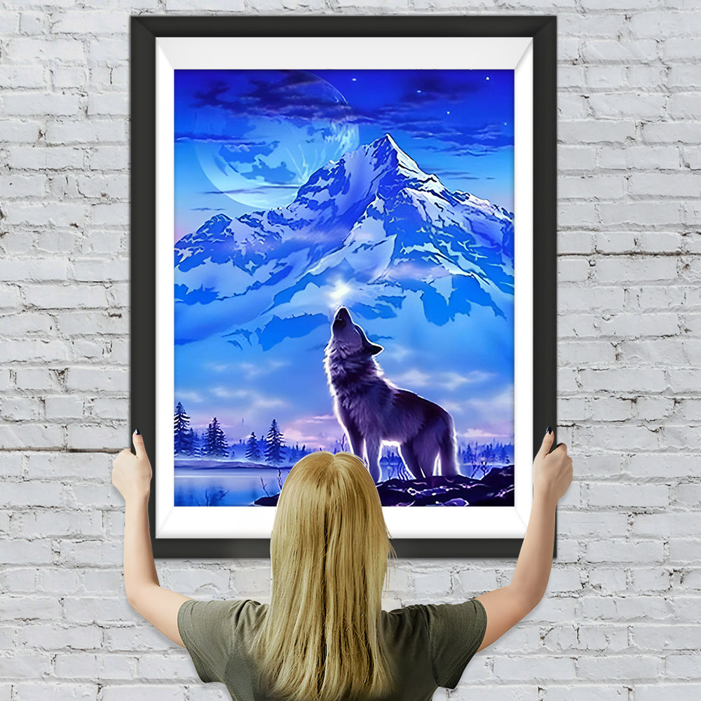 Schneeberg Wolfsgeheul Diamond Painting
