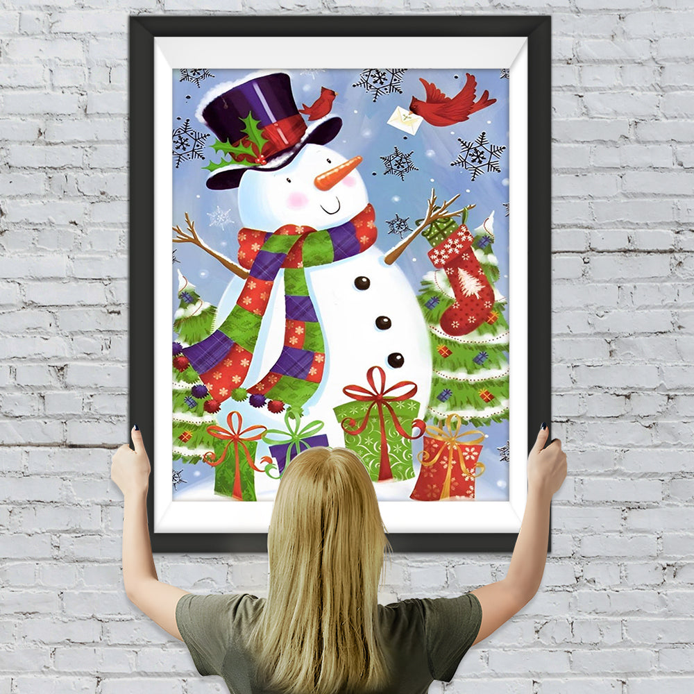 Schneemann Geschenke Diamond Painting