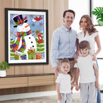 Schneemann Geschenke Diamond Painting