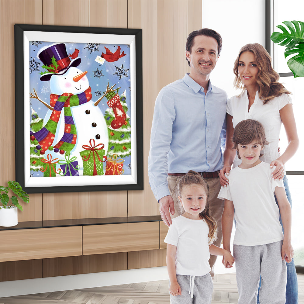 Schneemann Geschenke Diamond Painting