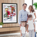 Schneemann und Weihnachtsmann Diamond Painting
