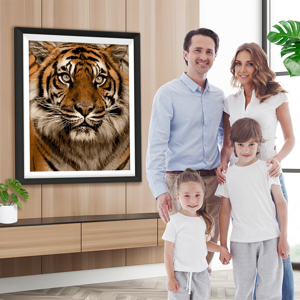 Schockierender Tiger Diamond Painting