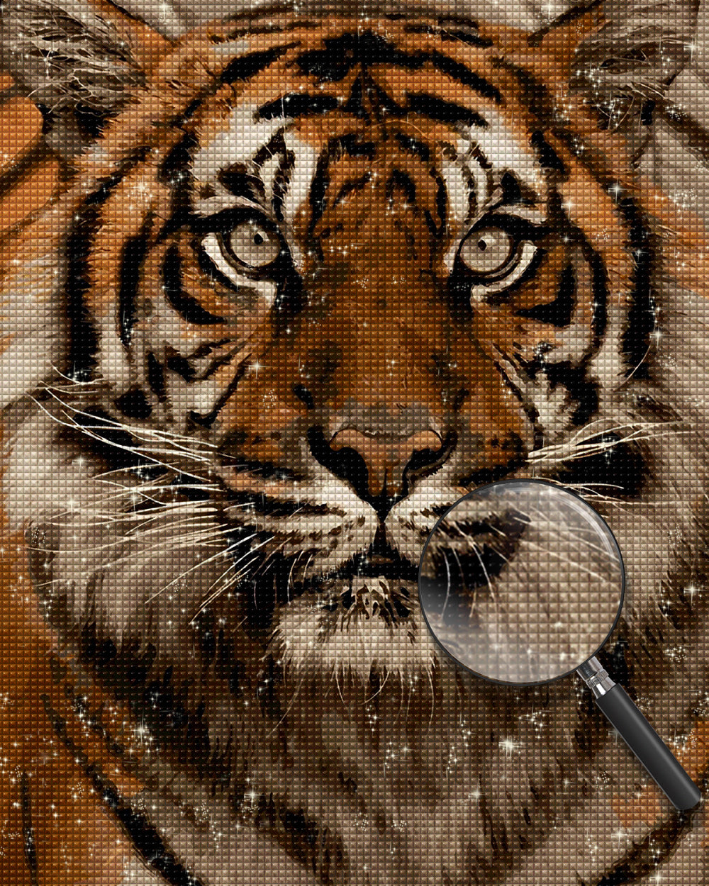 Schockierender Tiger Diamond Painting