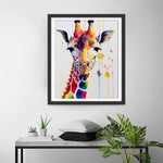 Schöne bunte Giraffe Diamond Painting

