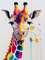 Schöne bunte Giraffe Diamond Painting

