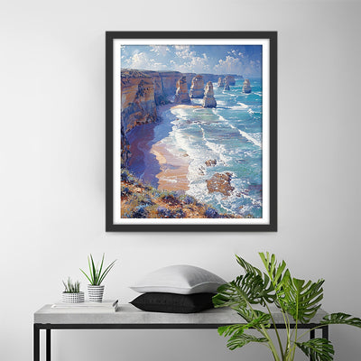 Schöne Seelandschaft Diamond Painting