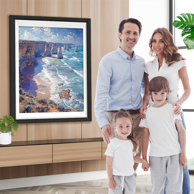 Schöne Seelandschaft Diamond Painting