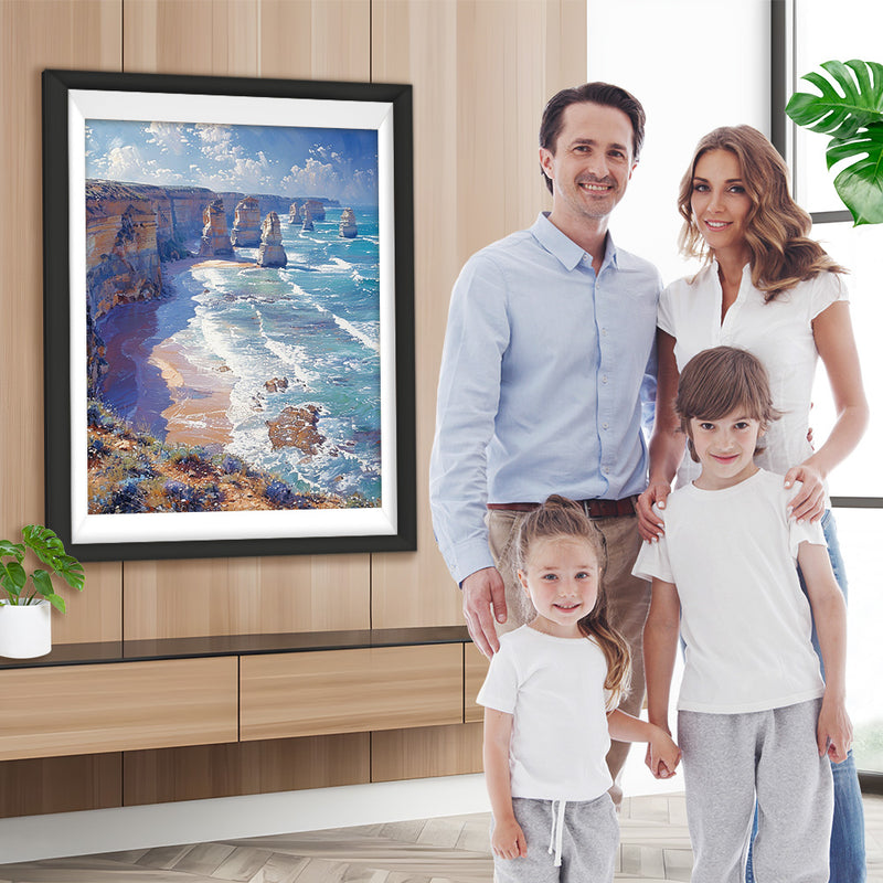 Schöne Seelandschaft Diamond Painting
