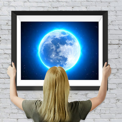 Schöner blauer Planet Diamond Painting